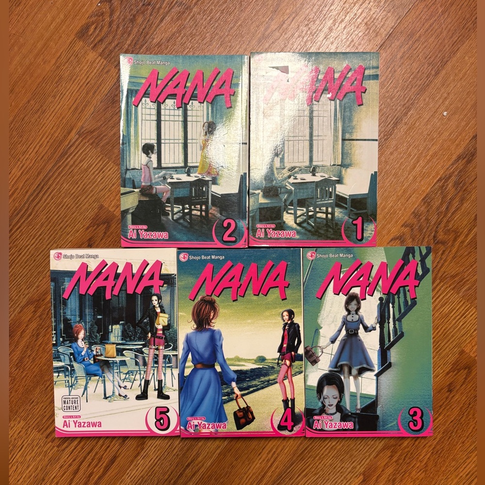 Nana Manga Lot by Ai Yazawa vol. 1-5
